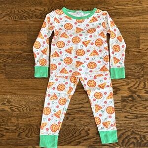 Pizza Print Kids Pajama Set